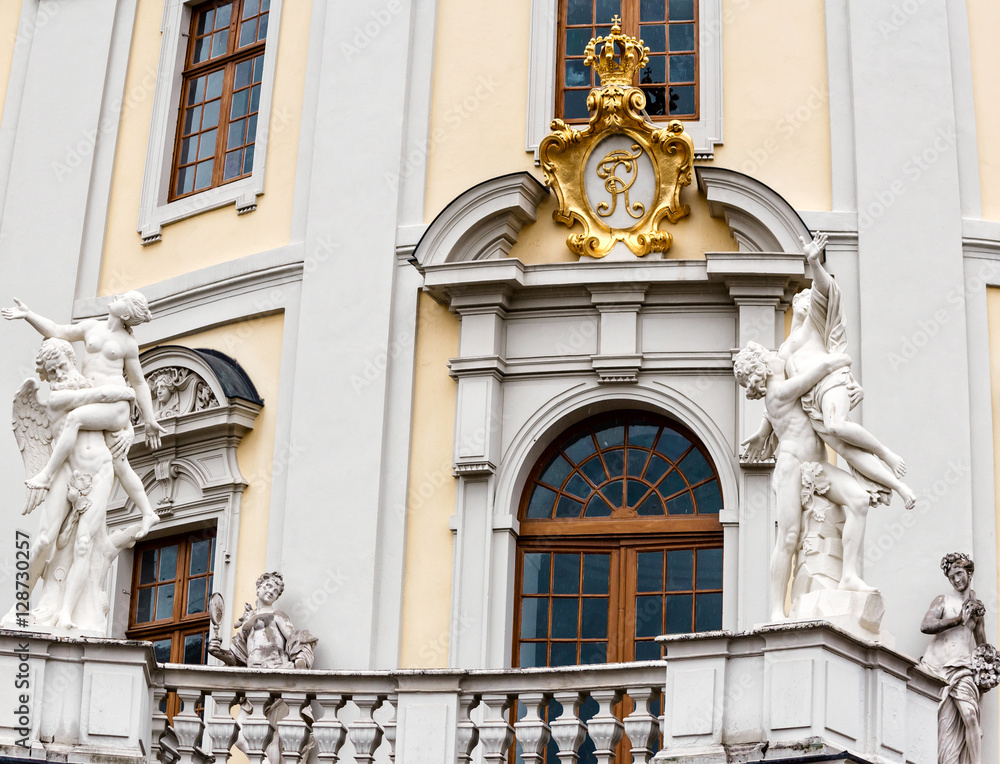 Barock Palast in historisch Ludwigsburg