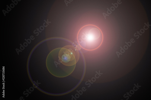 Sun light effect on the black color background ,Sun light illustration background