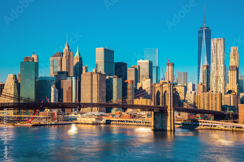 Skyline of downtown New York at the morning light , New York Cit © Taiga