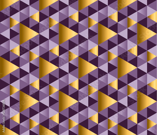 violet color and gold metal...