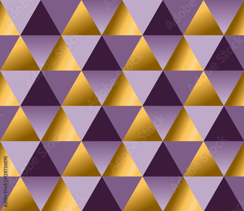 violet color and gold metal...