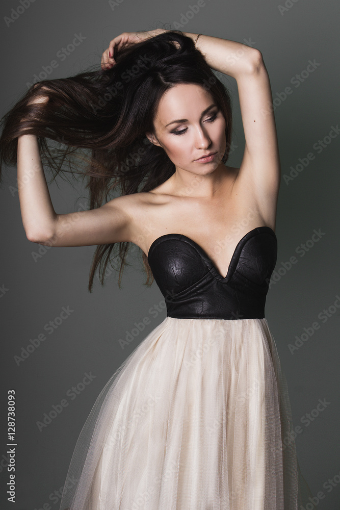 beautiful young woman portrait of a romantic tutu beautiful young woman portrait of a romantic tutu