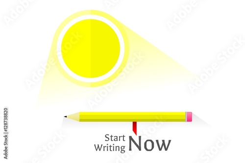 start writing now