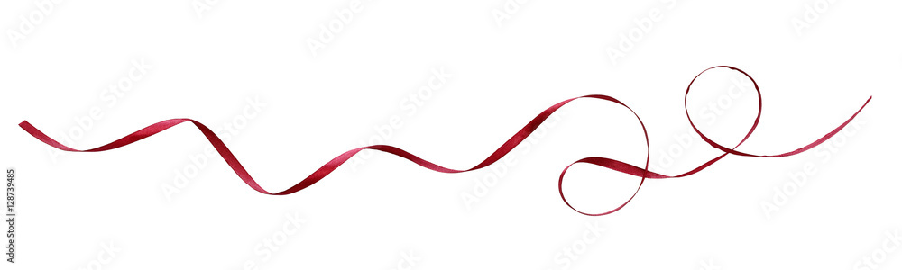 Red silk ribbon Red silk ribbon