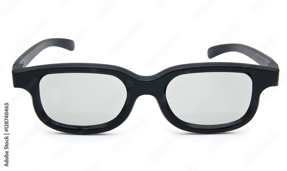 Fototapeta premium 3d glasses isolated