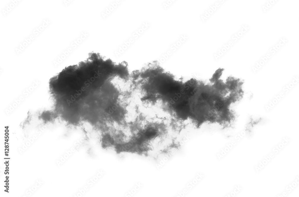 black  smoke clouds  over white