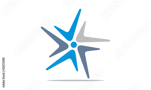Obraz na płótnie Boomerang Logo w salonie
