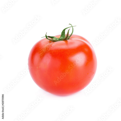 Tomatoes isolated on white background.