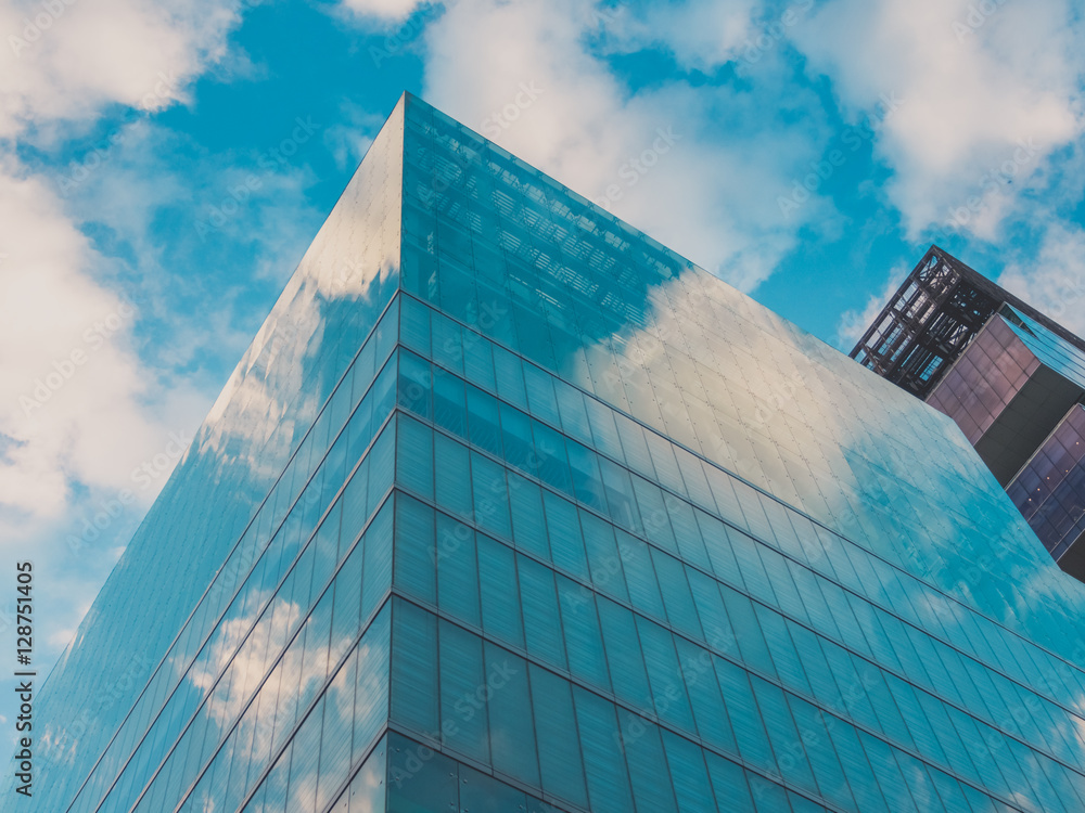 Obraz premium Skyscraper Buildings and Sky View