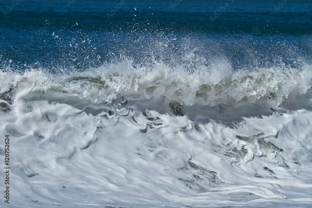 Fototapeta premium Wave breaking at Rialto Beach, WA