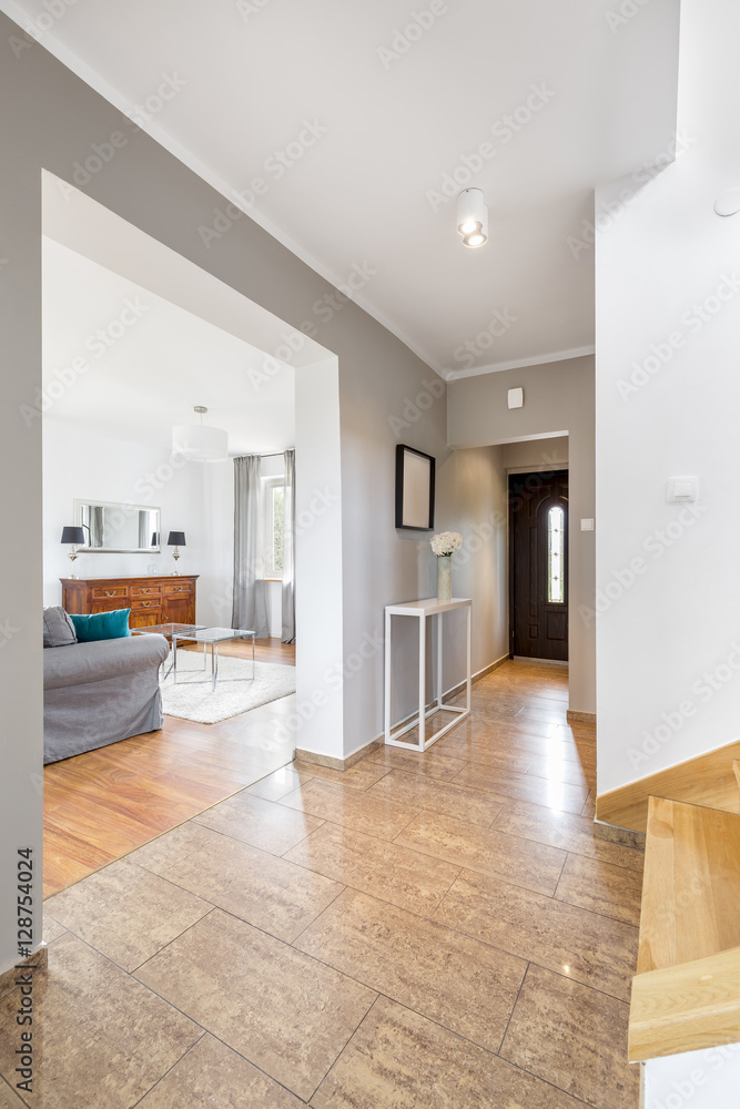 Fototapeta premium Spacious corridor in house