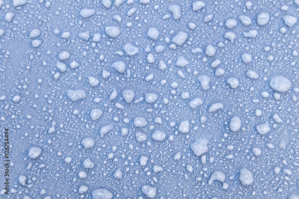 gefrorene Wassertropfen gefrorene Wassertropfen
