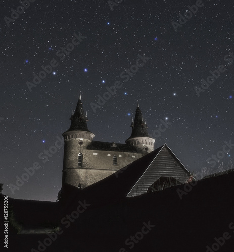 Big Dipper over a Castel