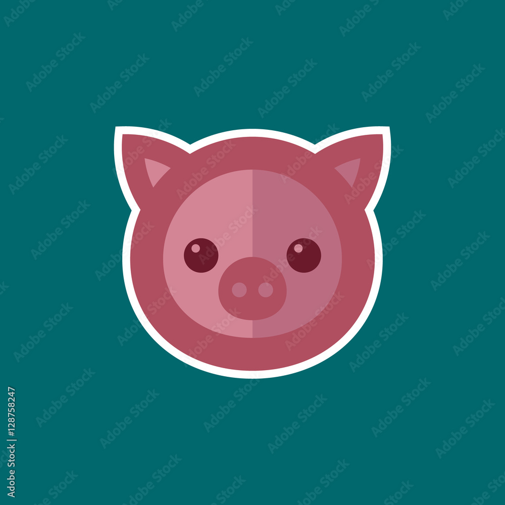 Simple Pig Icon
Simple Pig Icon
