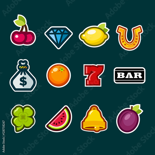 Casino Slot Machine Icons