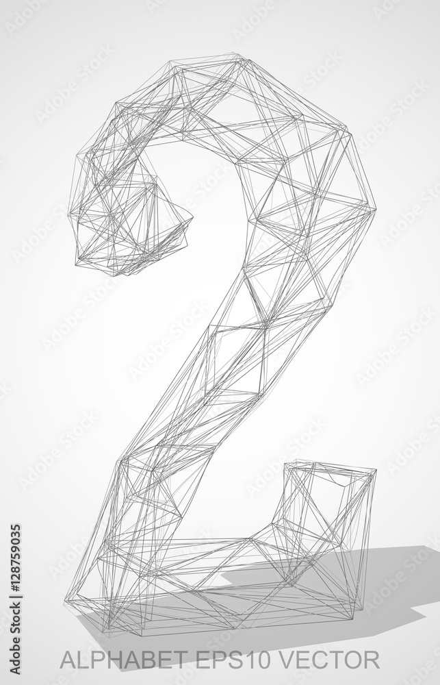 Vector illustration of a Pencil sketched 2. Hand drawn 3D 2. Vector illustration of a Pencil sketched 2. Hand drawn 3D 2.