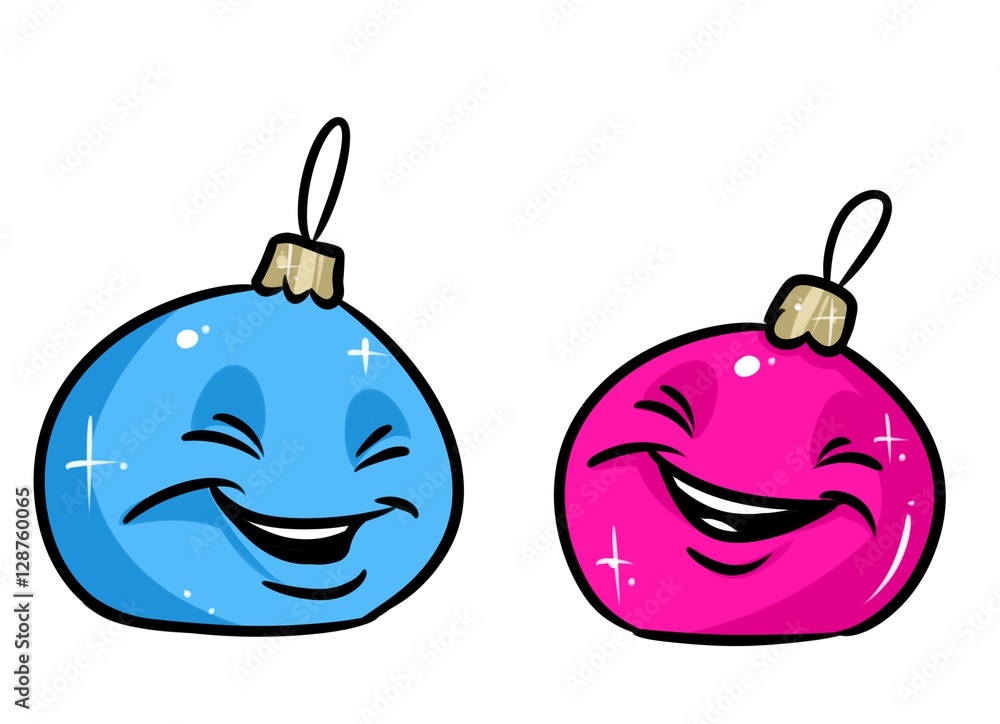 Christmas ball pink blue smile cartoon illustration isolated image character
Christmas ball pink blue smile cartoon illustration isolated image character