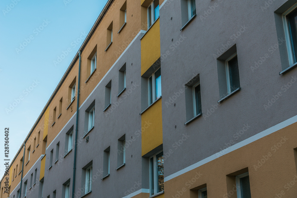 typical Berlin apartment building exterior