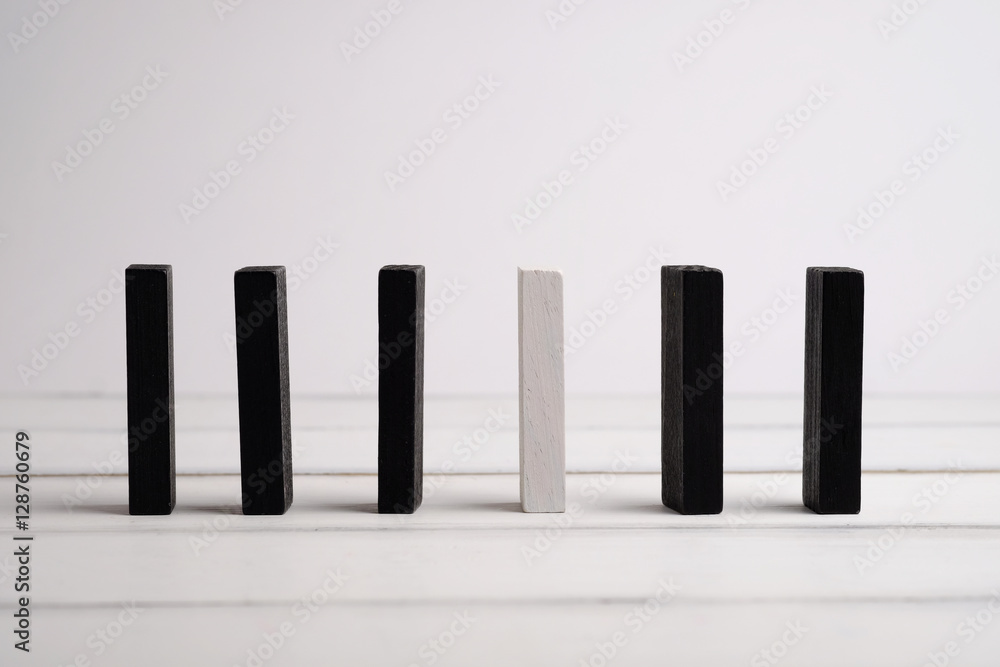 Wooden block for business concept. Wooden block for business concept.