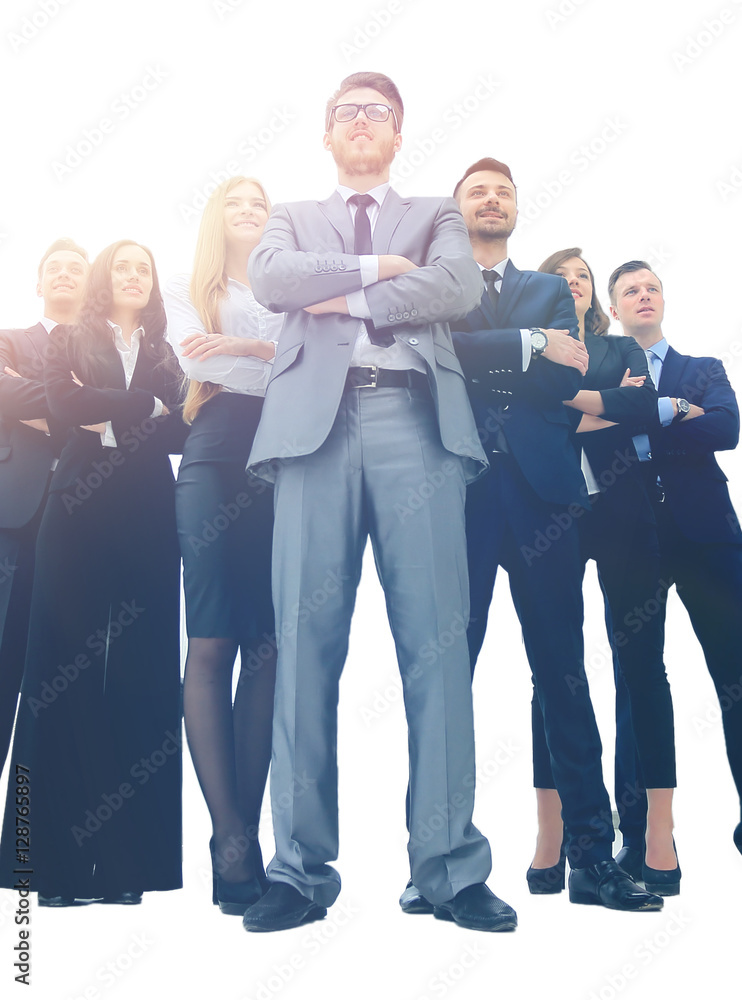 Obraz premium Young attractive business people - the elite business team