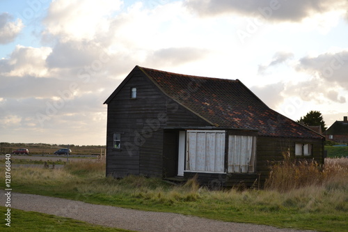 wooden barn black 