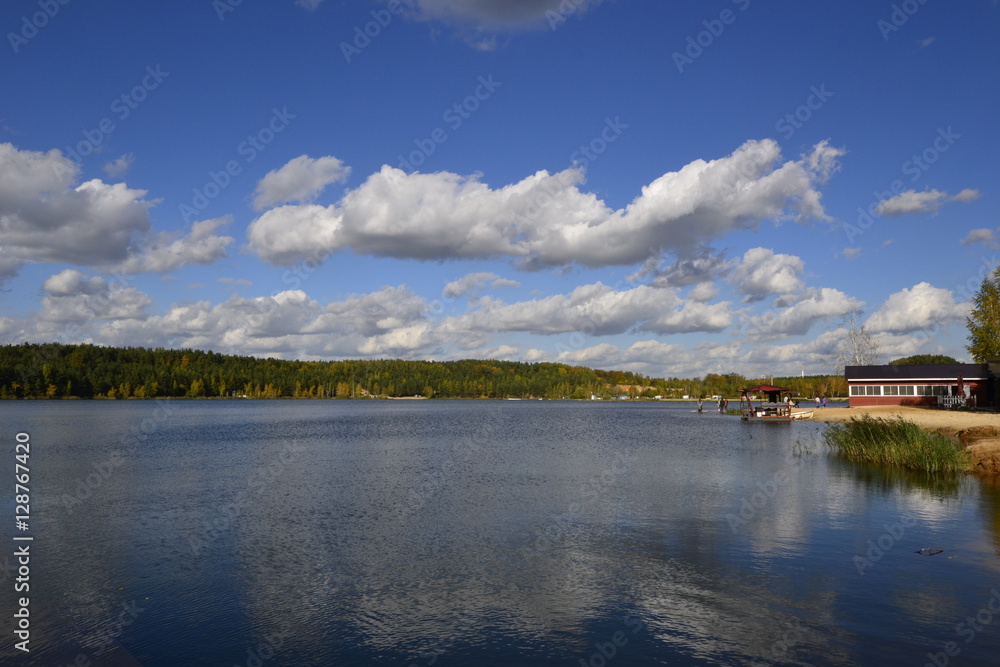 Озеро и облака (Лыткарино )