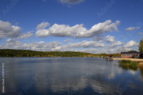 Озеро и облака (Лыткарино )