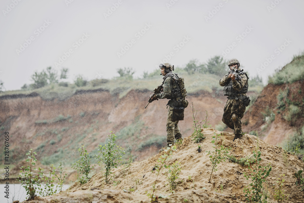 rangers during the military operation rangers during the military operation
