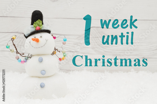 Christmas countdown message photo