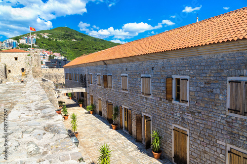 Citadel in old town in Budva