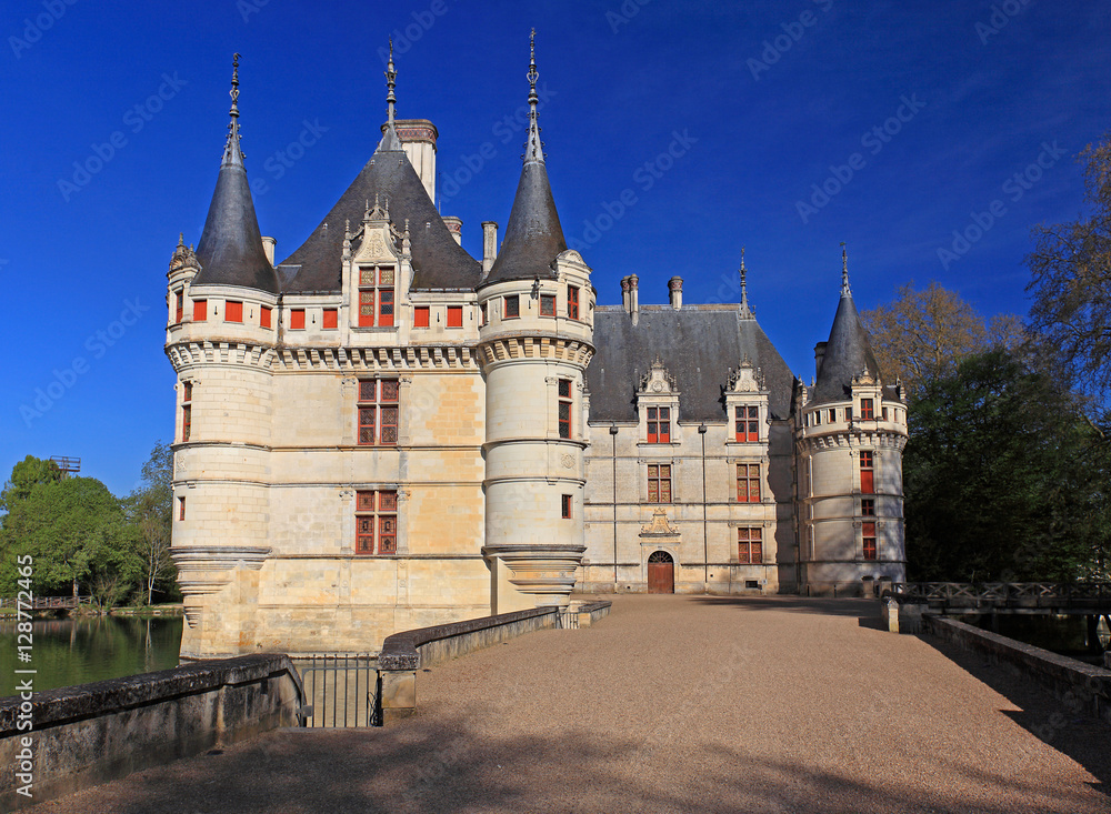 Château d'Azay-le-Rideau, Palace Azay-le-Rideau, Loire valley Castels 