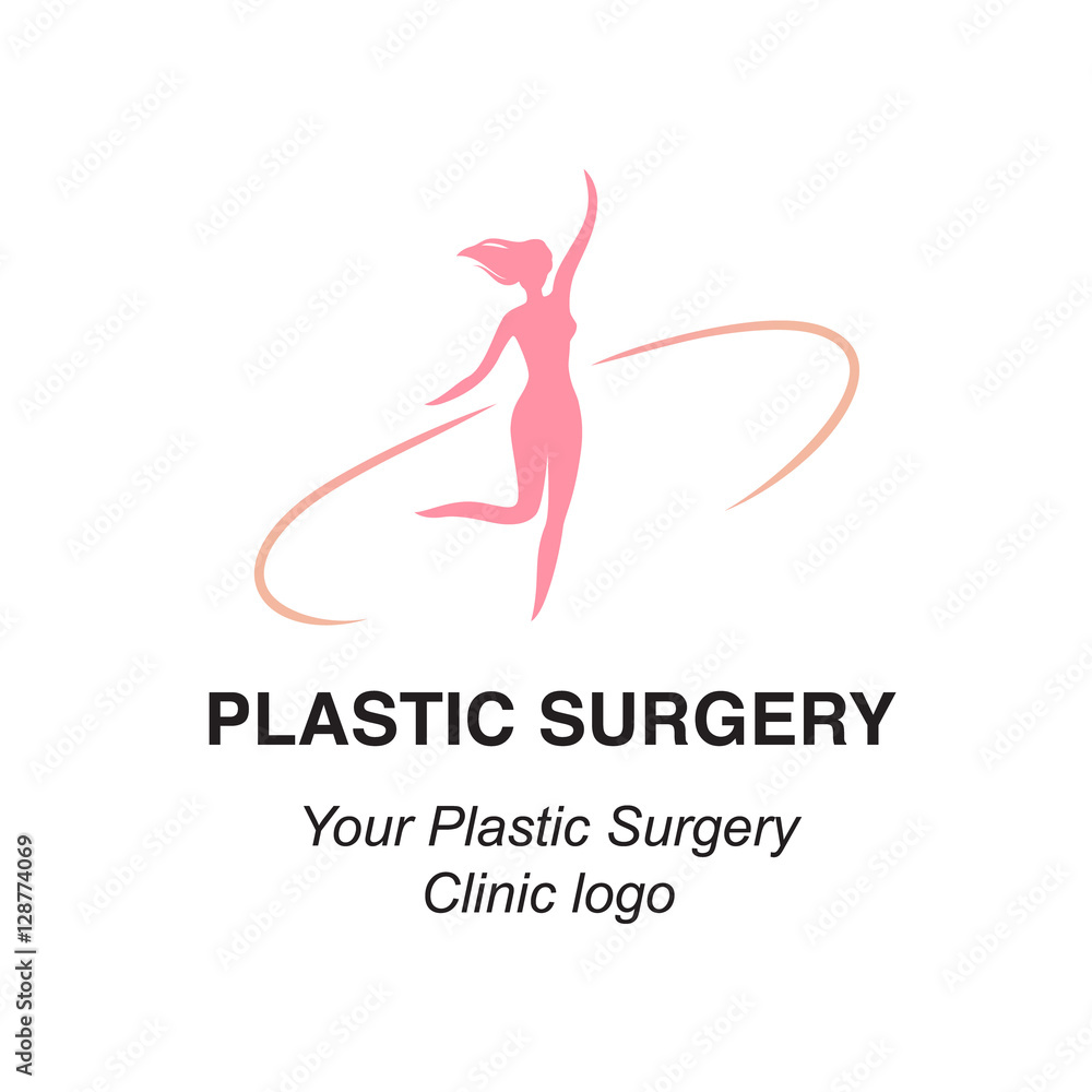 Vector original logo for plastic surgery clinics