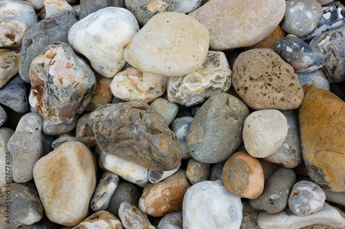 Seaside Background - Stones on a Beach