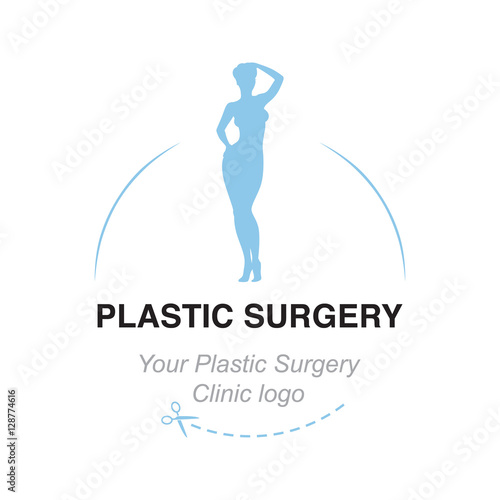 Vector original logo for plastic surgery clinics