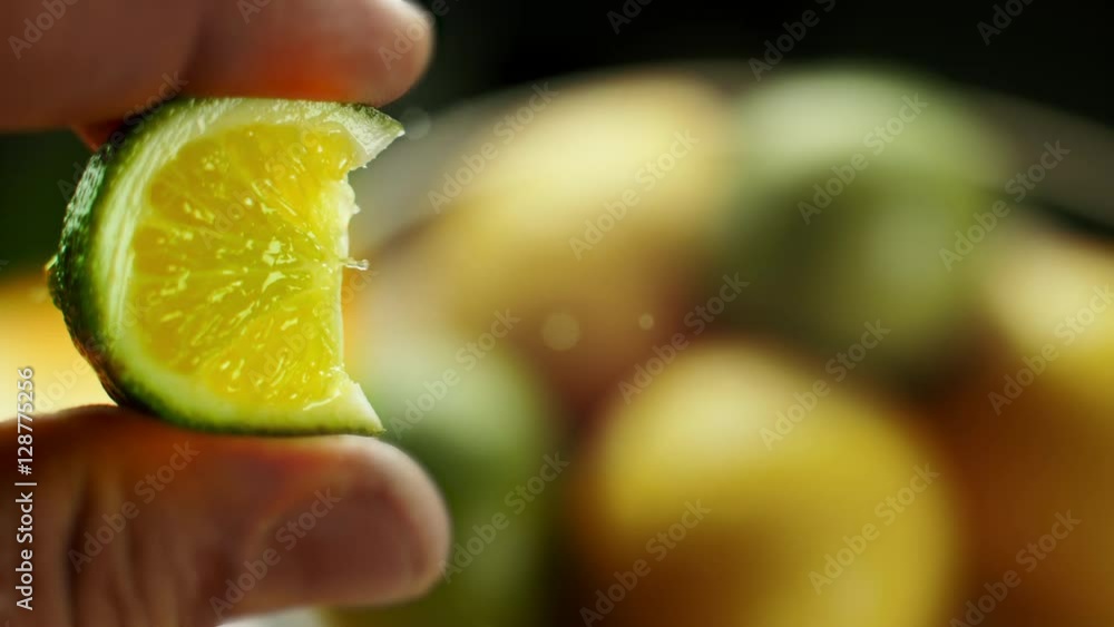 Lime Squeeze Close Up