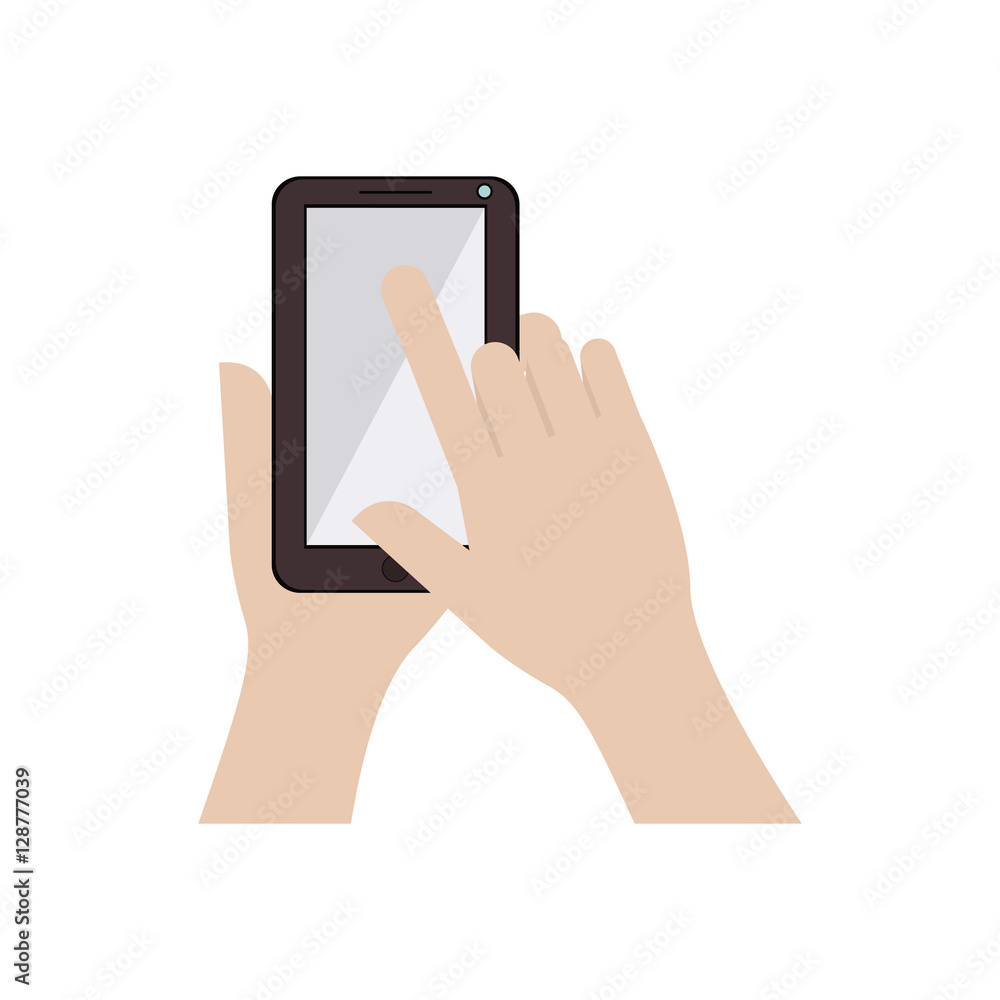 Smartphone icon. Device gadget technology and electronic theme. Isolated design. Vector illustration Smartphone icon. Device gadget technology and electronic theme. Isolated design. Vector illustration