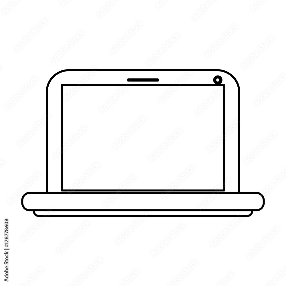 Laptop icon. Device gadget technology and electronic theme. Isolated design. Vector illustration Laptop icon. Device gadget technology and electronic theme. Isolated design. Vector illustration