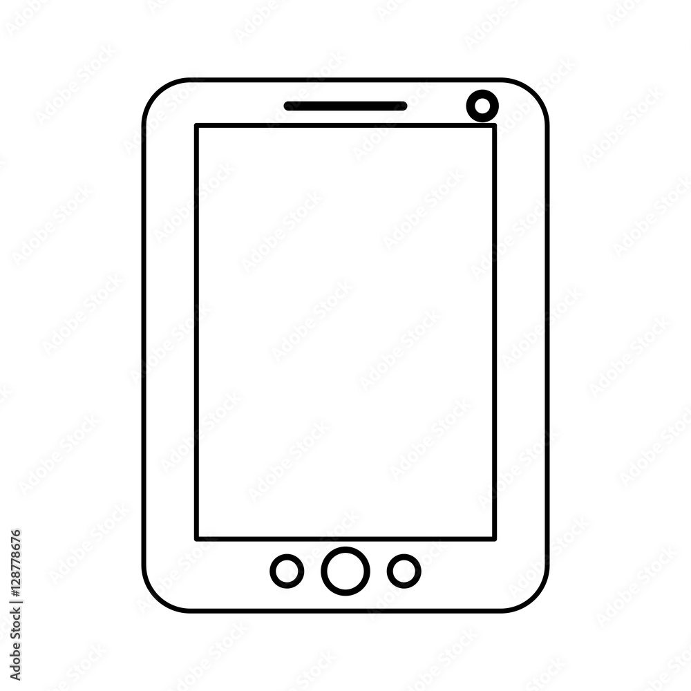 Tablet icon. Device gadget technology and electronic theme. Isolated design. Vector illustration Tablet icon. Device gadget technology and electronic theme. Isolated design. Vector illustration