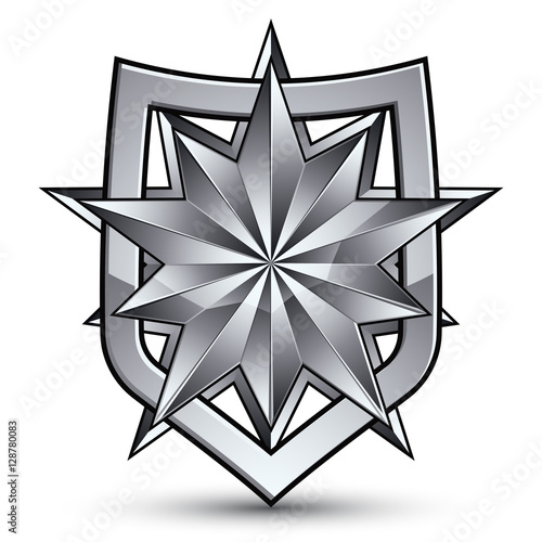 Branded gray geometric symb...