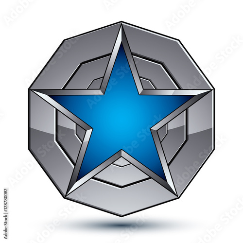 Celebrative metallic geomet...