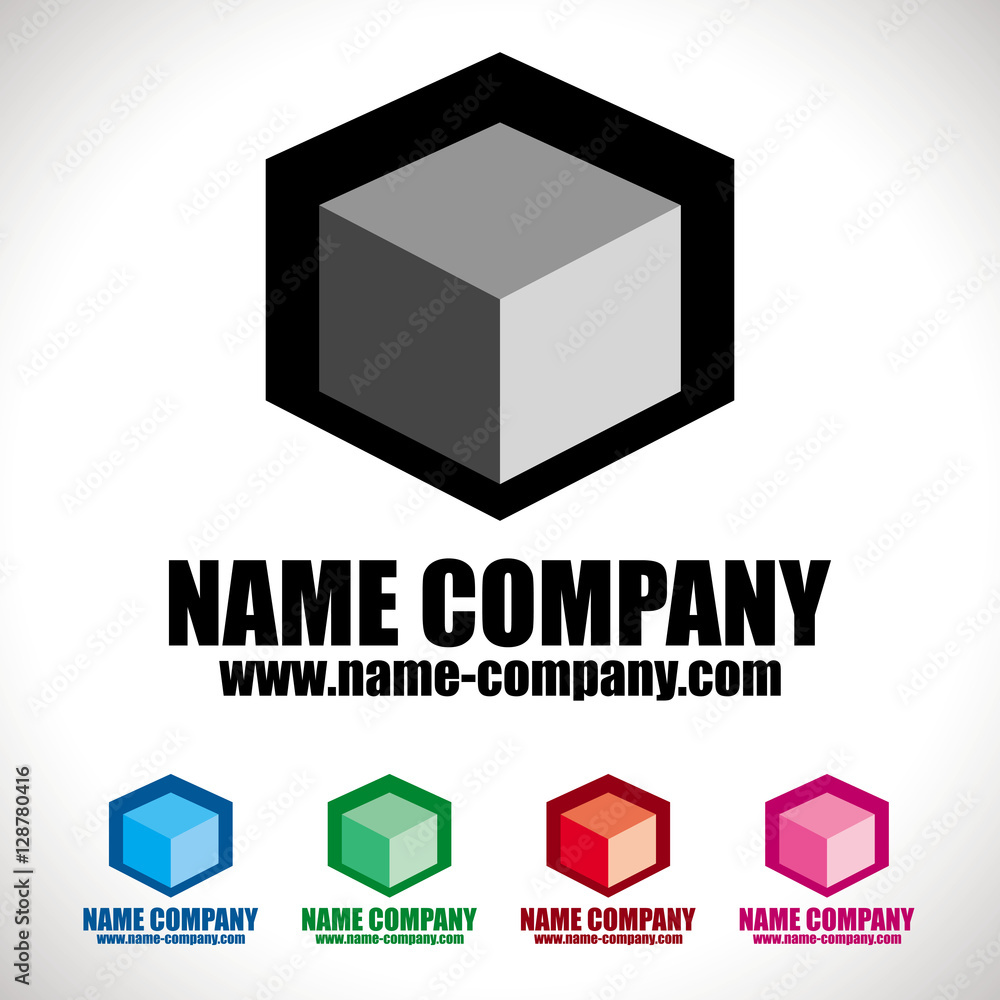 logo cube business concept création entreprise transport logo cube business concept création entreprise transport