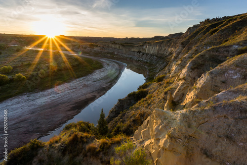 Sunset in Theodore Roosevelt National Park