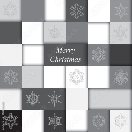 abstract winter background. stock vector. geometric shape. chris