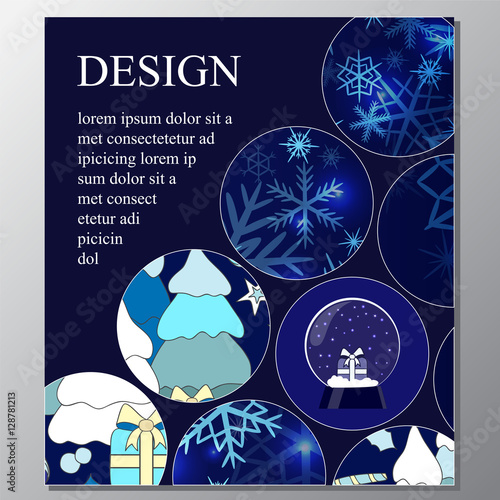 stock vector background. template for card, cover, poster.  dood