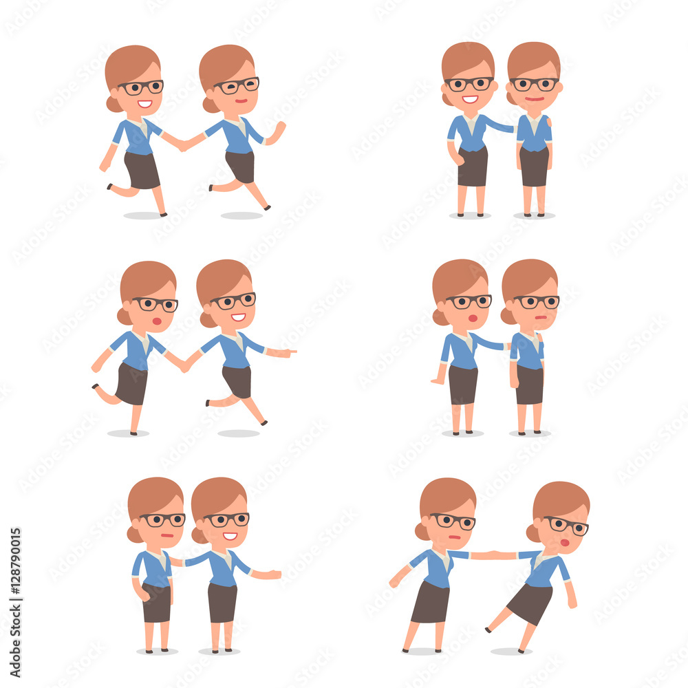 Teacher Girl Character making Presentation for using in Design Teacher Girl Character making Presentation for using in Design