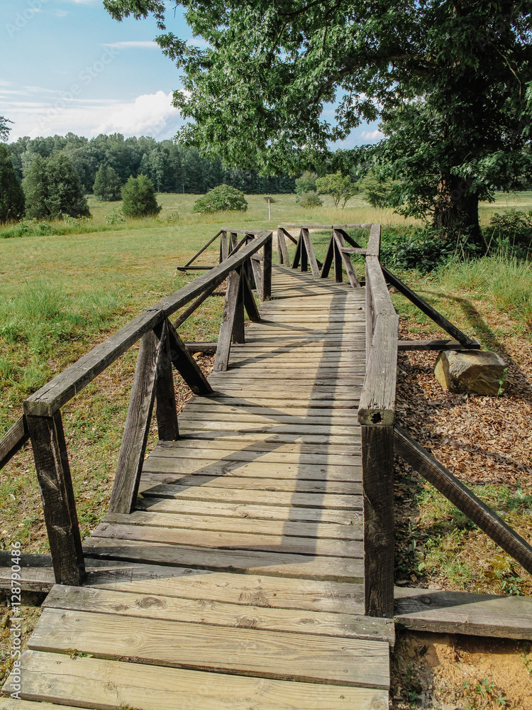Broken Bridge at Chancellorsville Battlefield Broken Bridge at Chancellorsville Battlefield