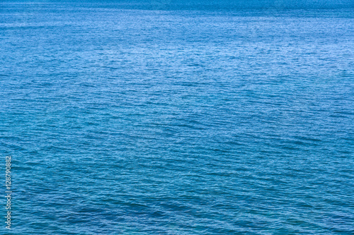 Blue water sea surface