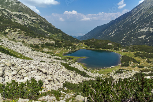 Landacape of Muratovo lake, Pirin Mountain, Bulgaria