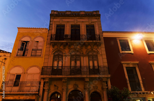 Architectural detail in the old town of Faro - Capital of Algarve - Portugal, Europe