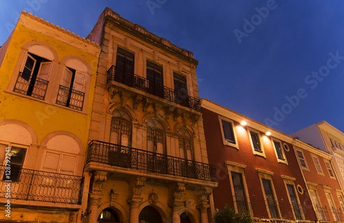 Architectural detail in the old town of Faro - Capital of Algarve - Portugal, Europe